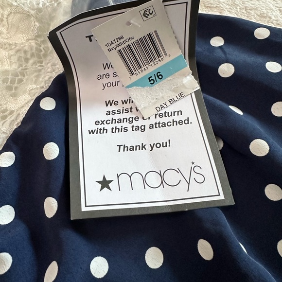 B. Darlin Polka Dot Lace Dress Size 5/6 - Picture 8 of 13